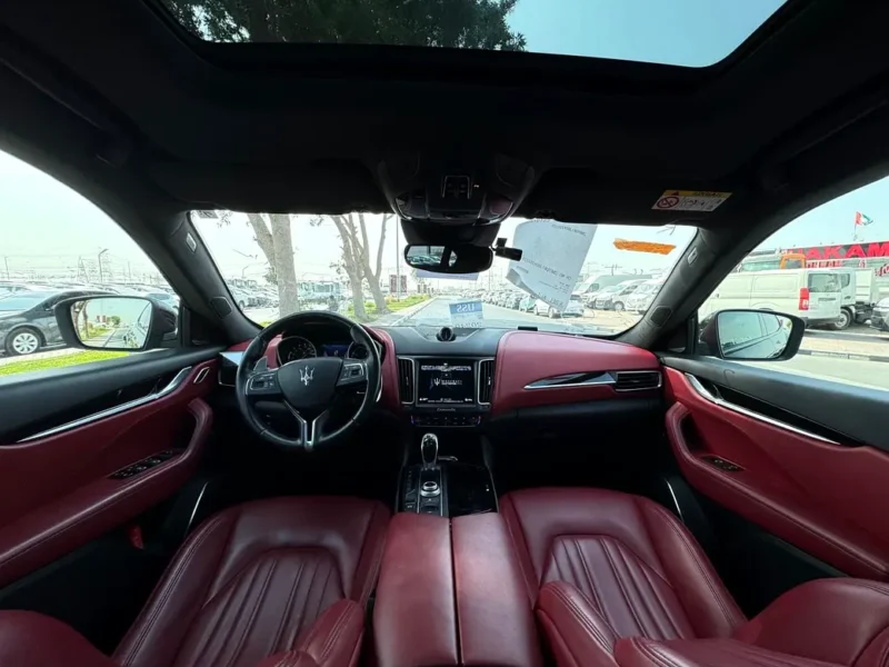 2017 Maserati Levante S 6 Cylinder Petrol Engine Black Red SUV CLEAN TITLE