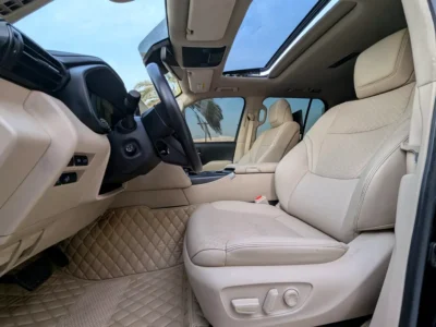 2024 Toyota Land Cruiser VXR 3.5L 6 Cylinder TWIN TURBO Engine Black Beige SUV