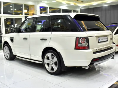 2010 Land Rover Range Rover Sport Supercharged 8 Cylinder White Brown SUV
