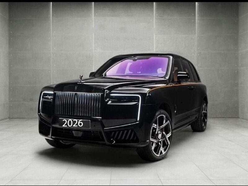 2026 Rolls Royce Cullinan 6.75-liter twin-turbocharged V12 Black Orange SUV