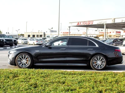 2024 Mercedes-Benz S-Class S 63 AMG 8 Cylinder Petrol Engine Grey Black Sedan