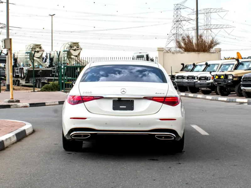 2021 Mercedes-Benz S-Class S 500 L 4Matic 6 Cylinder Engine White Orange Sedan