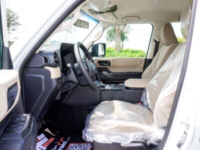 2025 Toyota Prado 2.4 Liter 4 Cylinder Petrol Engine White Beige SUV GCC Specs