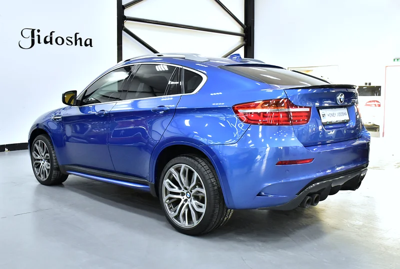 2013 BMW X6 X6M 8 Cylinder Petrol Engine Blue Red SUV GCC Specs