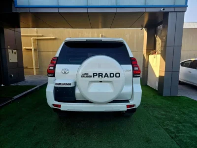 2019 Toyota Prado GXR V6 Engine 4.0 Liter 4WD White Beige SUV GCC