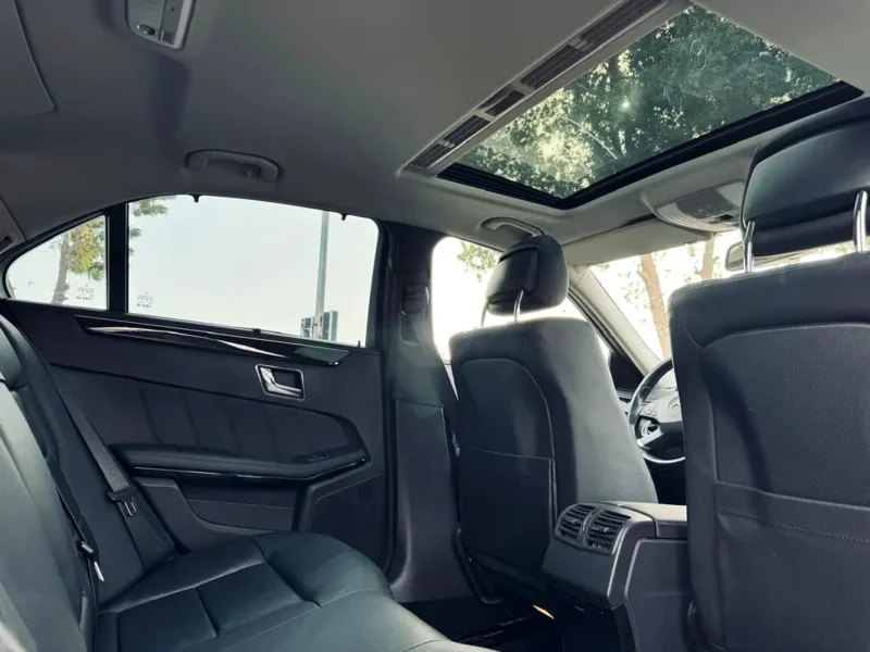 2011 Mercedes-Benz E-Class E 350 6 Cylinders Petrol Engine White Black Sedan