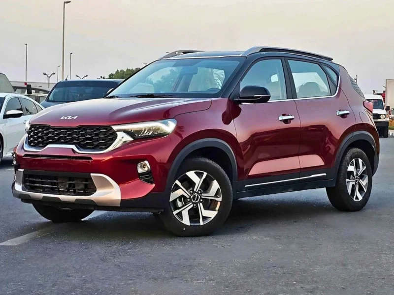 2023 Kia Sonet DUAL TONE 1.5L V4 Engine Red Beige SUV GCC Specs