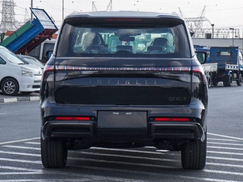 2025 Infiniti QX80 Autograph 6 Cylinder Petrol Engine Black Burgundy SUV