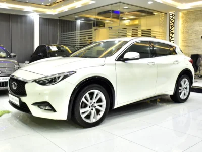 2018 Infiniti Q30 Comfort 4 Cylinder Petrol Engine White Black Hatchback GCC