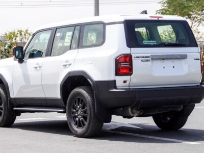 2025 Toyota Prado 2.4 Liter 4 Cylinder Petrol Engine White Beige SUV GCC Specs