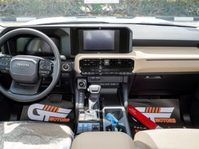 2025 Toyota Prado 2.4 Liter 4 Cylinder Petrol Engine White Beige SUV GCC Specs