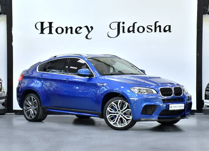 2013 BMW X6 X6M 8 Cylinder Petrol Engine Blue Red SUV GCC Specs