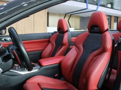 2022 BMW M4 Competition 3.0L Twin-Turbo V6 Black Red Convertible