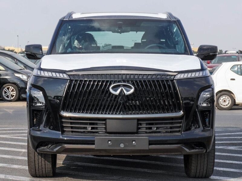 2025 Infiniti QX80 Autograph 6 Cylinder Petrol Engine Black Burgundy SUV