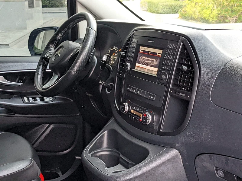 2019 Mercedes-Benz Vito 121 4 Cylinder Petrol Engine Black Van GCC Specs