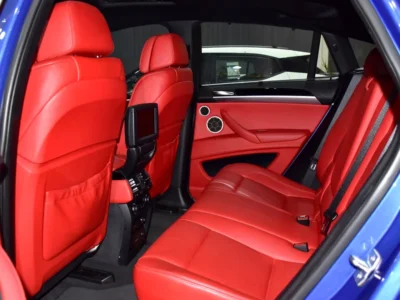 2013 BMW X6 X6M 8 Cylinder Petrol Engine Blue Red SUV GCC Specs