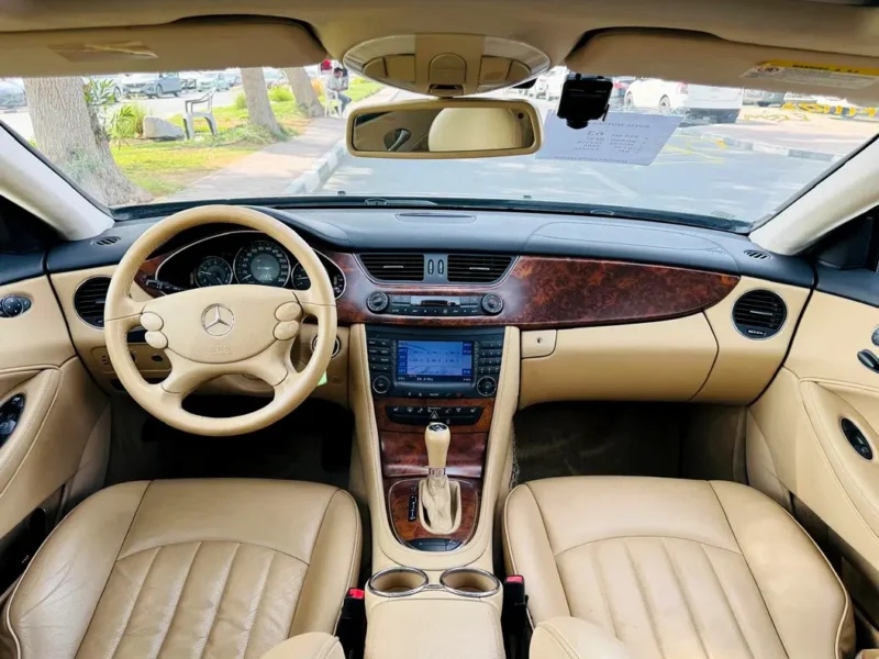 2006 Mercedes-Benz CLS-Class CLS 350 6 Cylinder Engine Black Beige Sedan