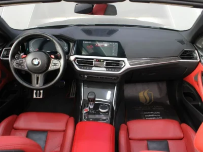 2022 BMW M4 Competition 3.0L Twin-Turbo V6 Black Red Convertible