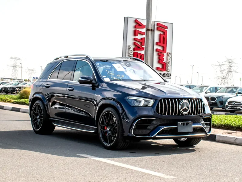2022 Mercedes-Benz GLE-Class GLE 63 S AMG 8 Cylinder Engine Blue Brown SUV