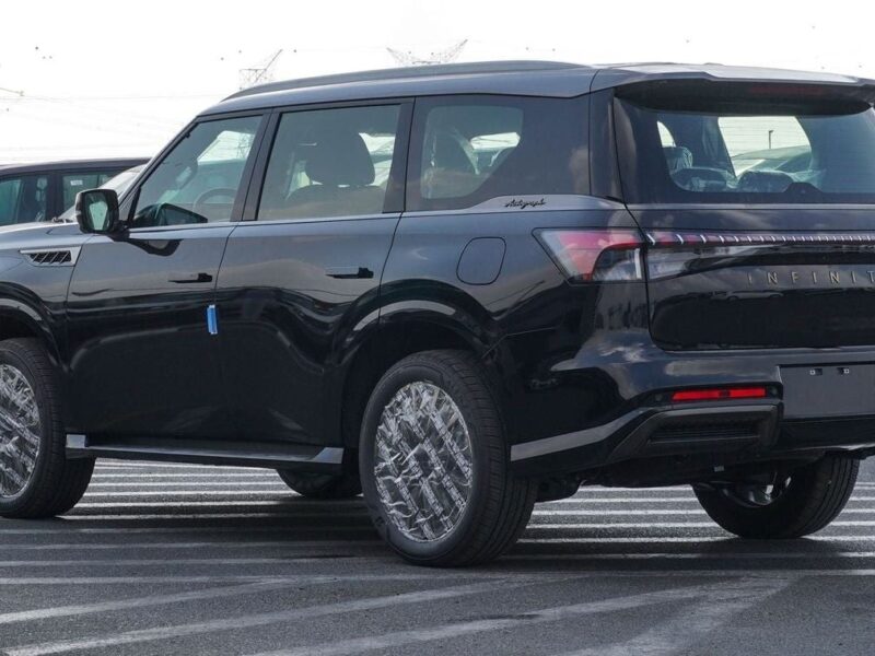 2025 Infiniti QX80 Autograph 6 Cylinder Petrol Engine Black Burgundy SUV