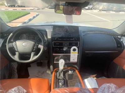 2022 Nissan Patrol LE Titanium 5.6L 8 Cylinder Petrol Engine White Tan SUV GCC