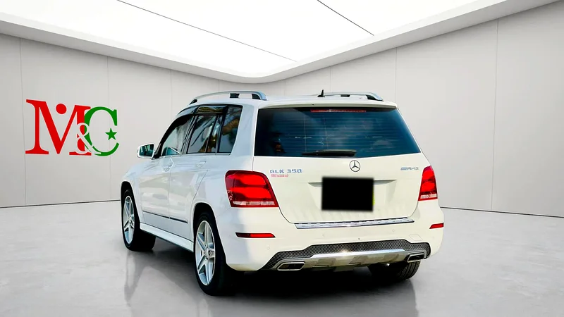 2013 Mercedes-Benz GLK-Class GLK 350 4matic 6 Cylinder Engine White Black SUV
