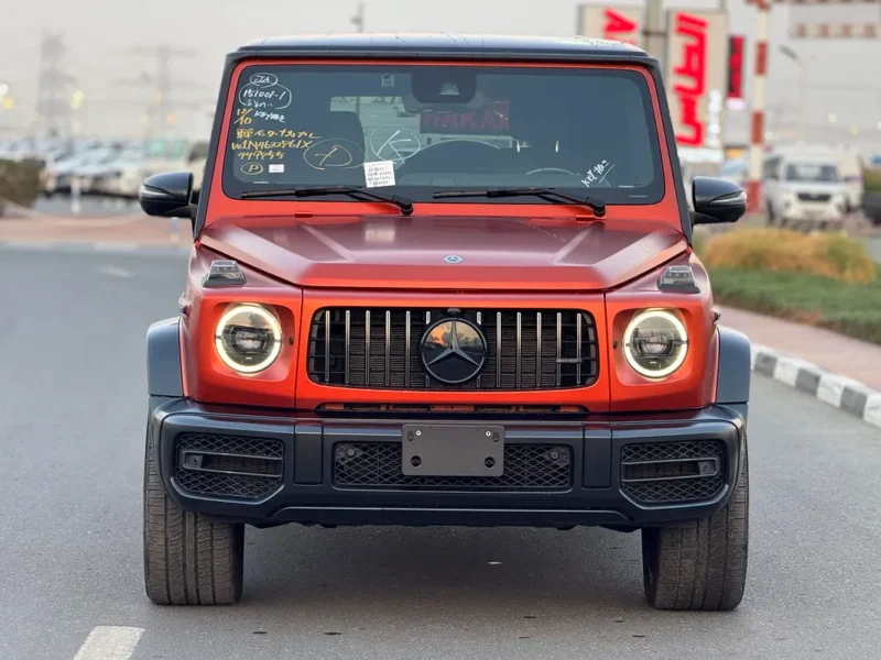2023 Mercedes-Benz G-Class G 63 AMG 8 Cylinder Petrol Engine Orange Grey SUV
