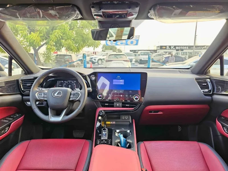 2025 Lexus NX350 ELITE TURBOCHARGED 2.4L 4 Cylinders Engine Grey Red SUV