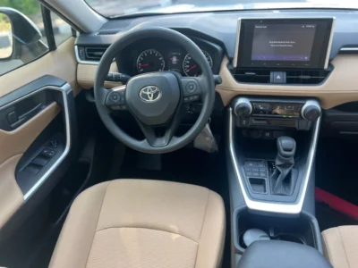 2025 Toyota RAV4 4WD EXR 2.5 Liter 4 Cylinder Petrol Engine White Beige SUV GCC
