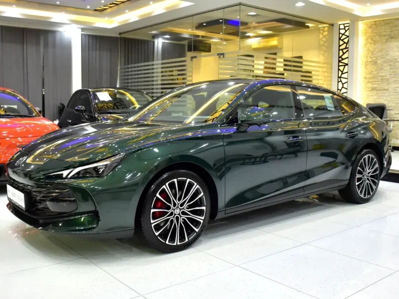 2026 MG MG 7 Deluxe 4 Cylinders Petrol Engine Green Black Sedan GCC