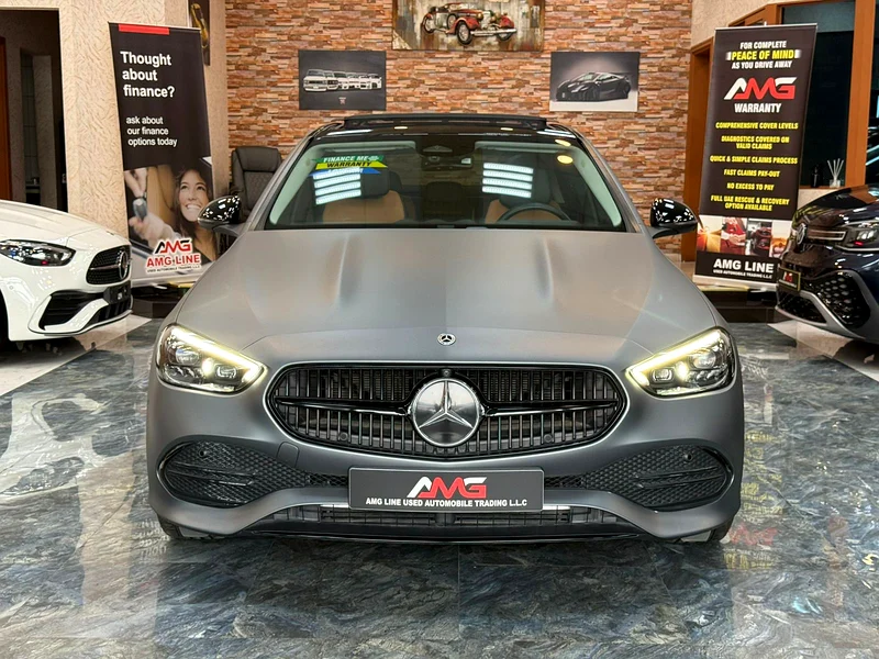 2022 Mercedes-Benz C-Class C300 4 Cylinder Petrol Engine Grey Tan Sedan