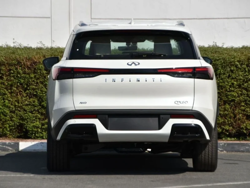 2024 Infiniti QX60 Sensory 3.5 Liter 6 Cylinder Petrol Engine White Beige SUV
