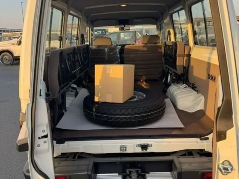 2025 Toyota Land Cruiser 70 2.8 L 4 Cylinder Engine Diesel White Brown SUV