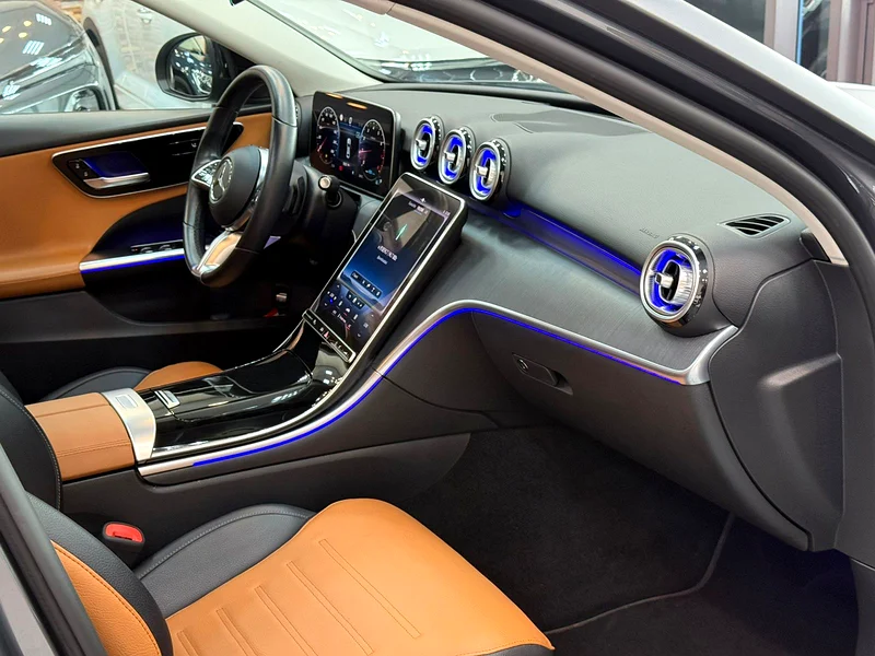 2022 Mercedes-Benz C-Class C300 4 Cylinder Petrol Engine Grey Tan Sedan