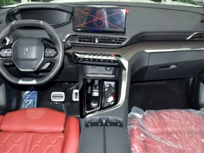 2024 Peugeot 5008 GT Line 4 Cylinder Petrol Engine White Red SUV GCC