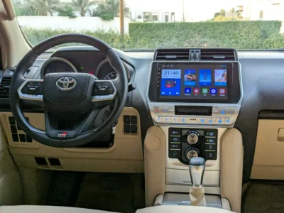 2016 Toyota Prado TXL 4 Cylinders Petrol Engine Black Beige SUV GCC