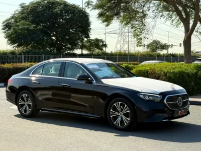 2026 Mercedes-Benz E-Class E 200 4 Cylinder Petrol Engine Black Beige Sedan