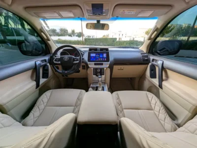 2016 Toyota Prado TXL 4 Cylinders Petrol Engine Black Beige SUV GCC