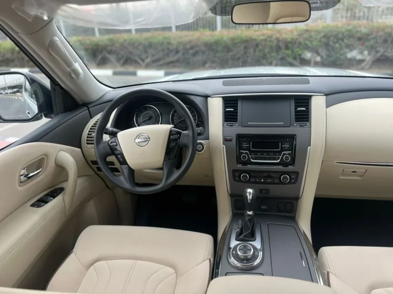 2024 Nissan Patrol XE 4.0 Liter 6 Cylinder Petrol Engine Silver Beige SUV GCC