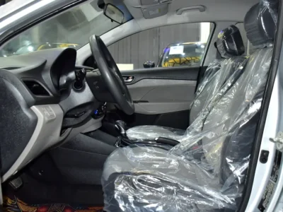 2020 Hyundai Accent Comfort 4 Cylinder Petrol Engine Silver Grey Sedan GCC