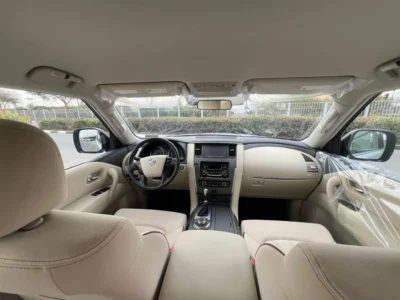 2024 Nissan Patrol XE 4.0 Liter 6 Cylinder Petrol Engine Silver Beige SUV GCC