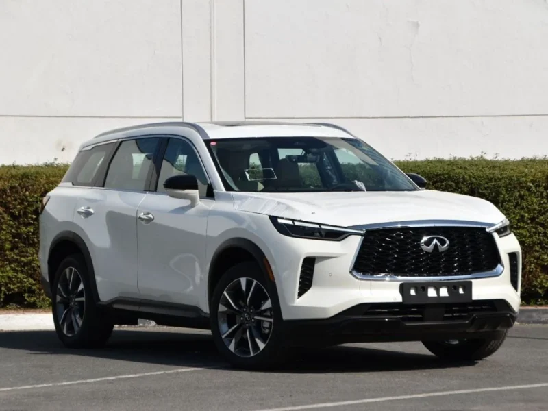 2024 Infiniti QX60 Sensory 3.5 Liter 6 Cylinder Petrol Engine White Beige SUV