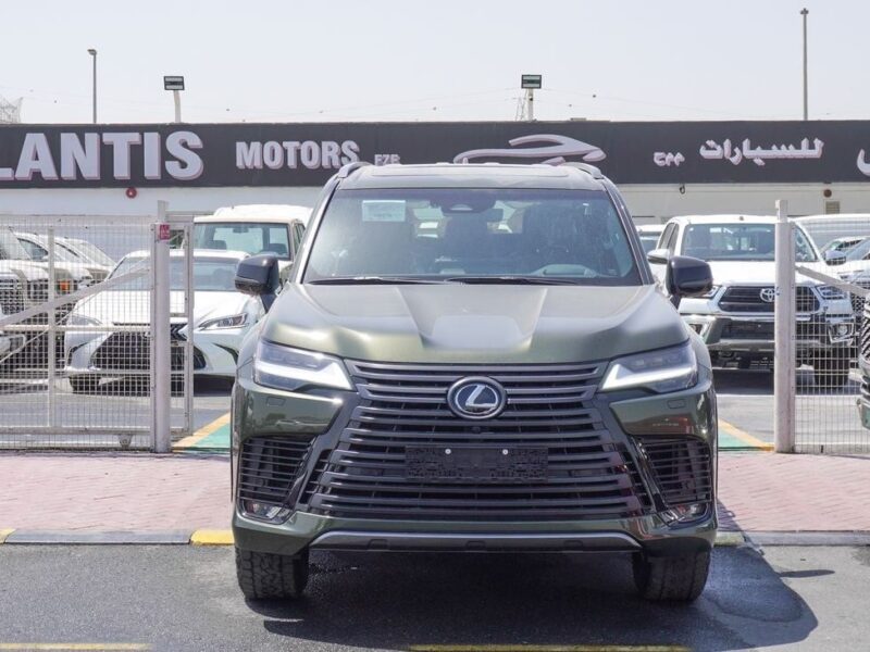 2025 Lexus LX 600 3.5L V6 Cylinder Petrol Engine Green Black SUV GCC