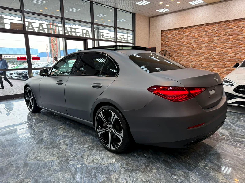2022 Mercedes-Benz C-Class C300 4 Cylinder Petrol Engine Grey Tan Sedan