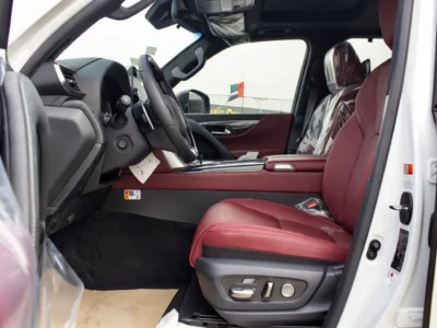 2025 LEXUS 700h 3.5L TWIN TURBO V6 TURBO SPORT Hybrid White Red SUV