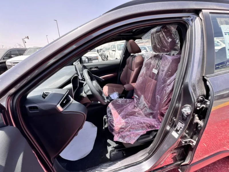 2025 TOYOTA COROLLA CROSS 1.8L 4 Cylinder HYBRID Engine Grey Red SUV