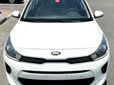 2019 Kia Rio Other 4 Cylinder Petrol Engine White Grey Sedan GCC Specs