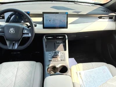 2025 BYD Qin Plus DM-i 4 Cylinder Hybrid Engine White Sedan