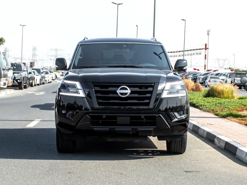 2024 Nissan Armada Platinum 8 Cylinder Petrol Engine Black Brown SUV