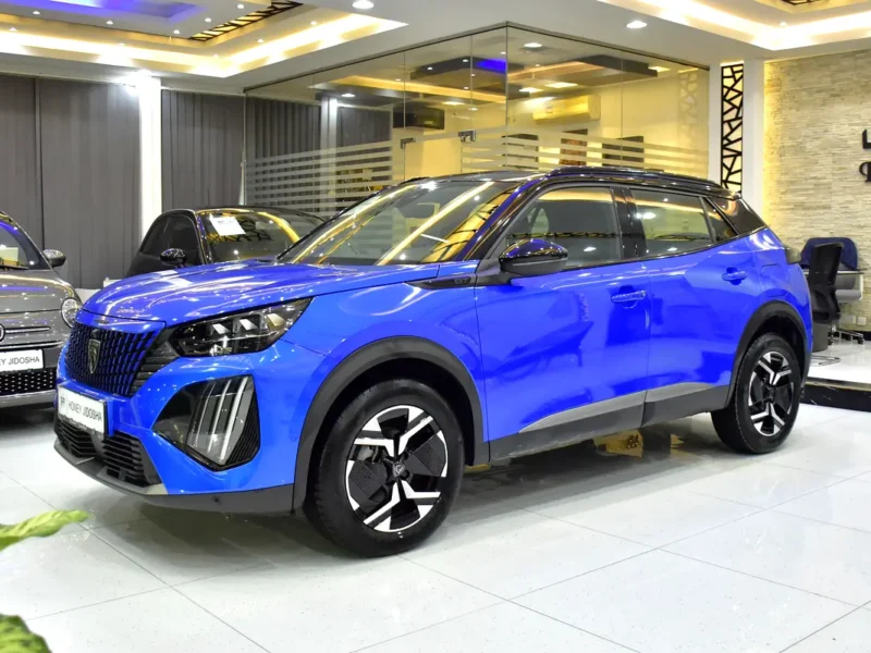2024 Peugeot 2008 GT Line 3 Cylinder Petrol Engine Blue Black Crossover GCC